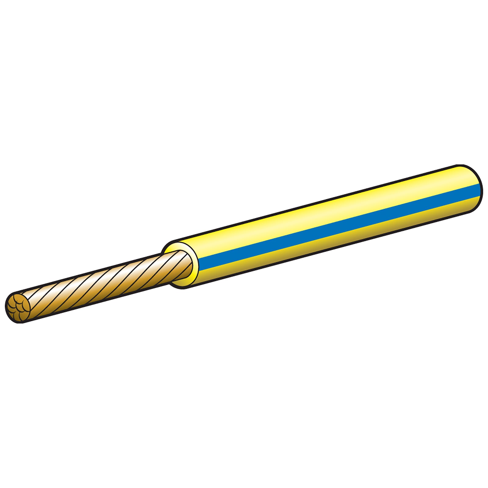 Narva Cable Tracr 3mm19Amp 30M Yw Be