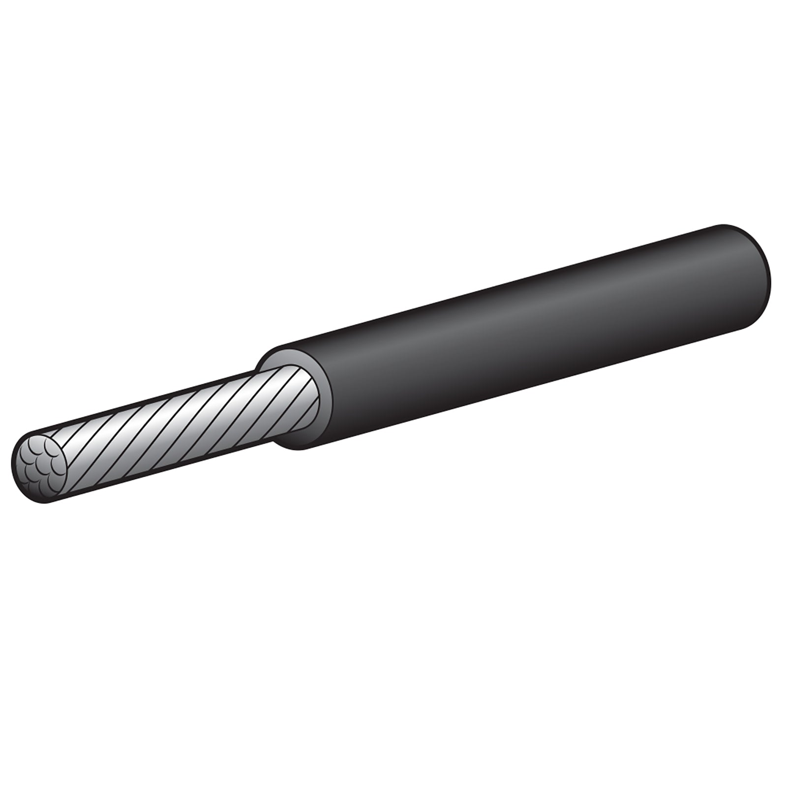 Narva Cable Single Marine 4mm Black