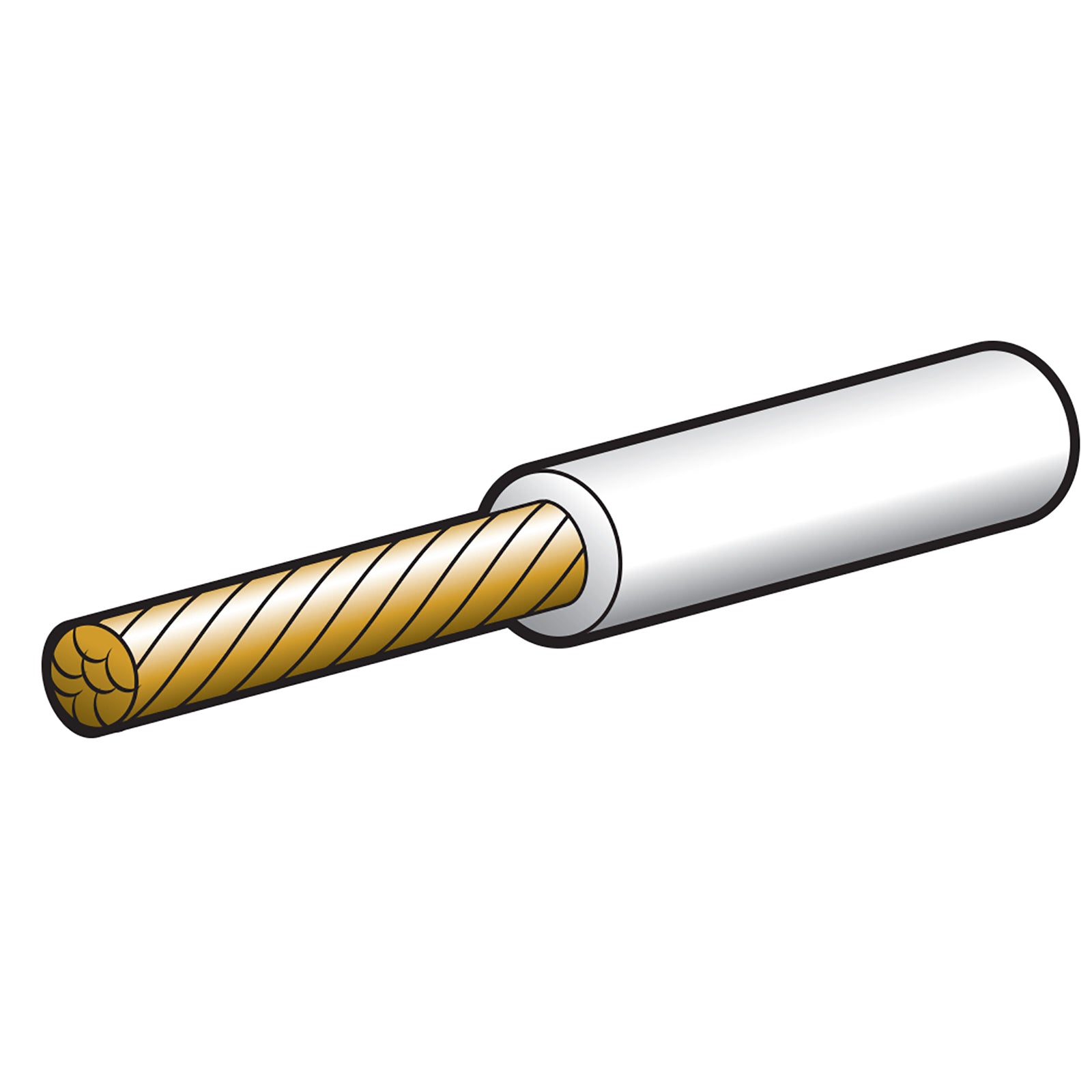 Narva Cable Single 6mm 47Amp 30M Wh