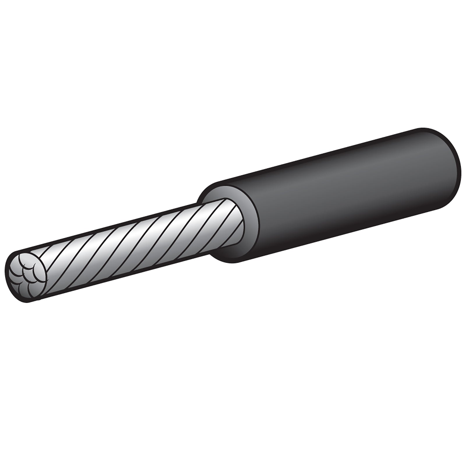 Narva Cable Single Marine 6mm Black