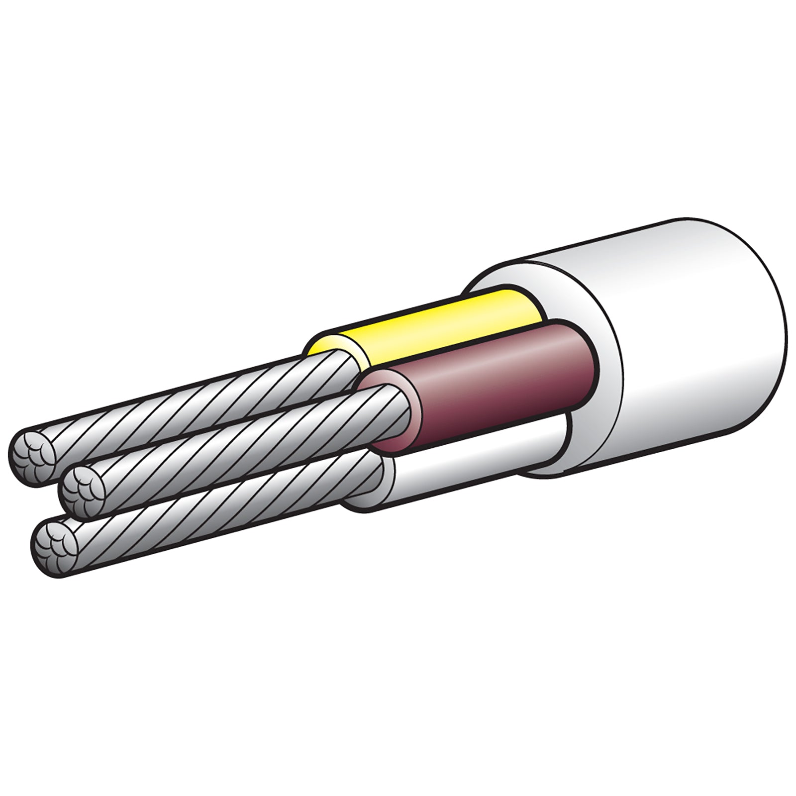 Narva Cable 3 Core Marine 4mm 30M