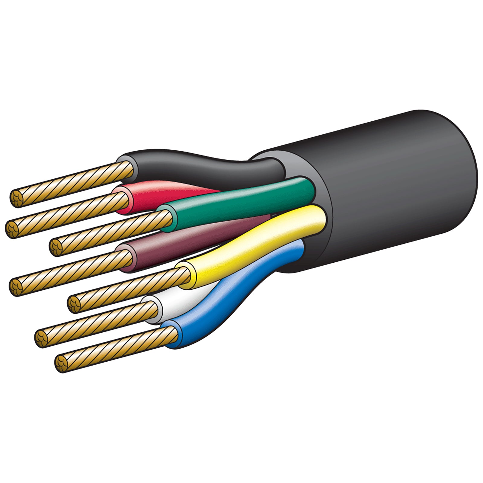 Narva Cable 7Core 12Amp 2.5mm 30M