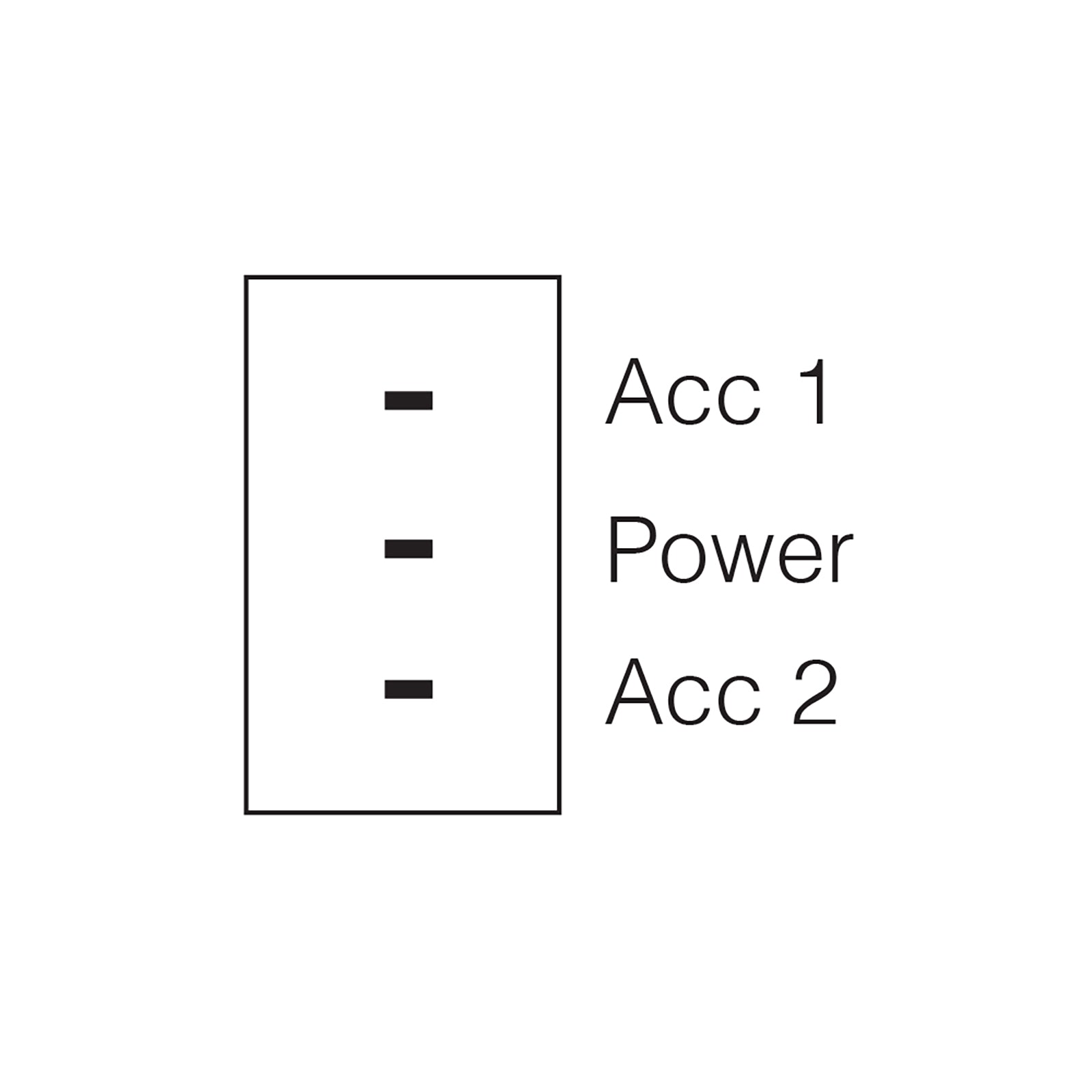 Narva Switch Micro Toggle On/Off/On