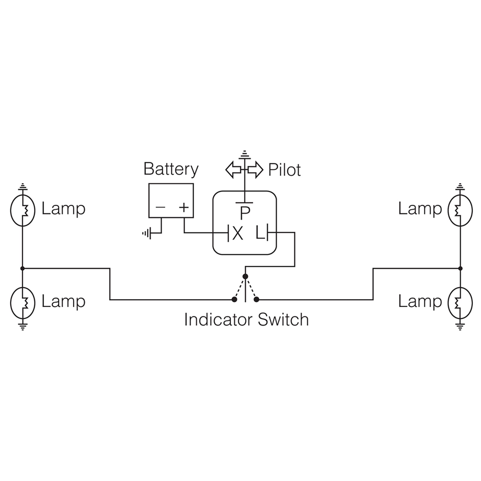 Narva Flasher Elec 12V 3Pin Led