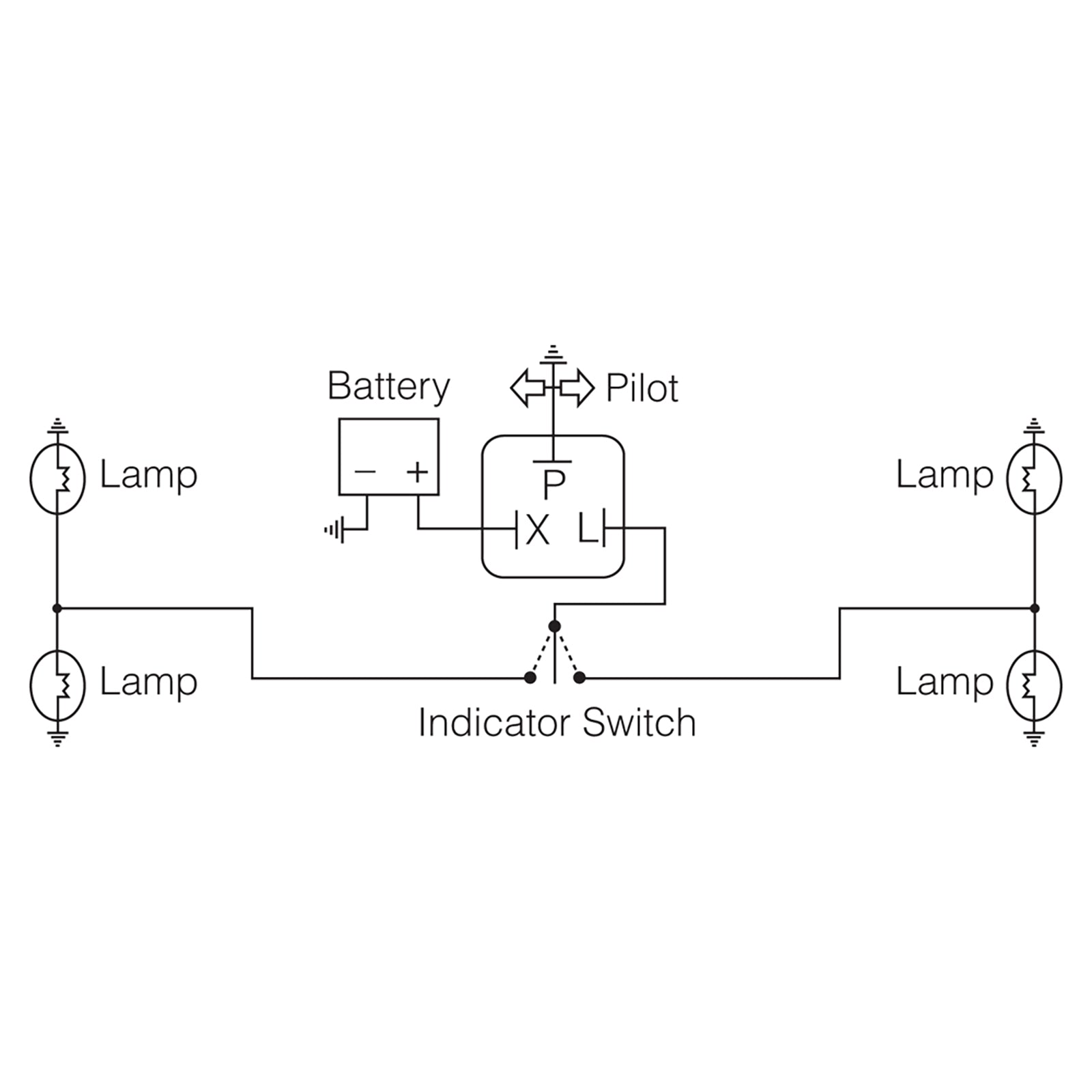 Narva Flasher Elec 24V 3 Pin Led