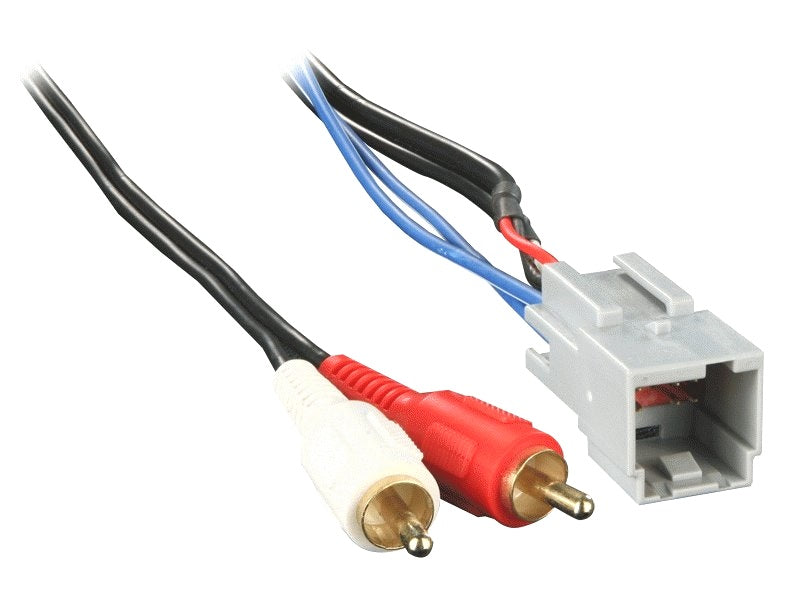 Amplified Harness Ford Subwoofer Plug With Rca 03 - 12