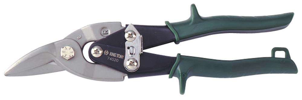 King Tony 10inch Aviation Tin Snips Rh