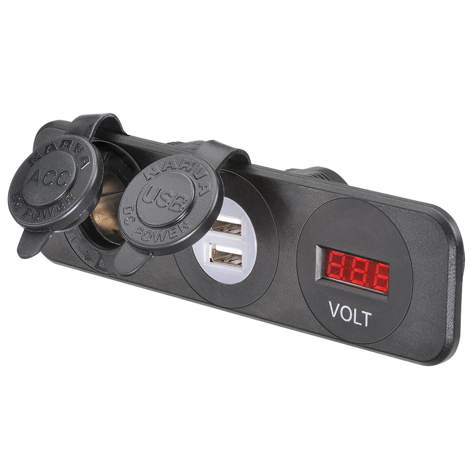 Hdrv Triple Acc Dual Usb Volt 81181Bl