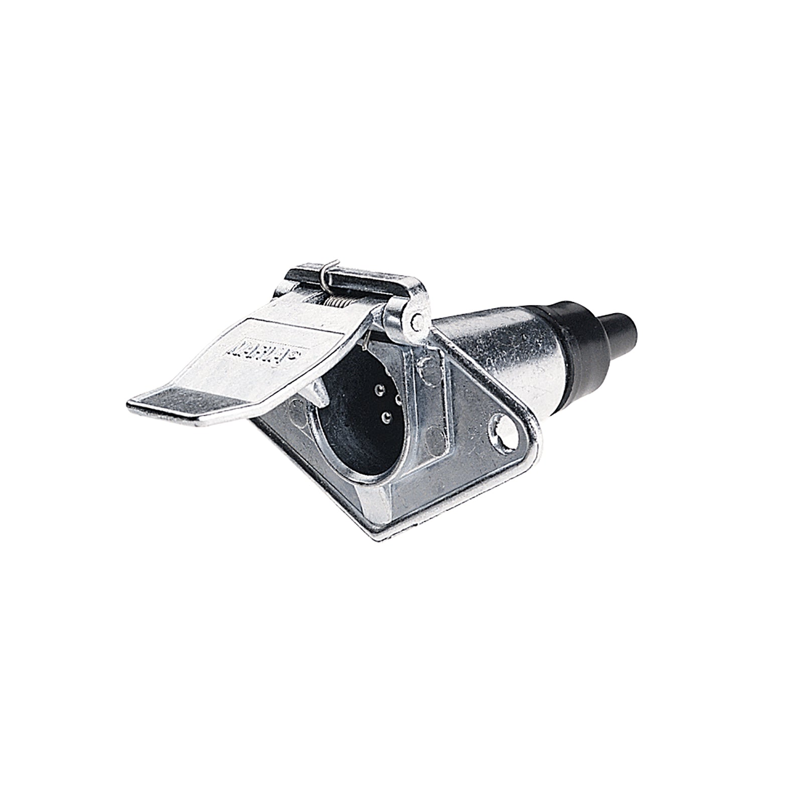 Narva Socket 7 Pin Small Round Metal Pk20