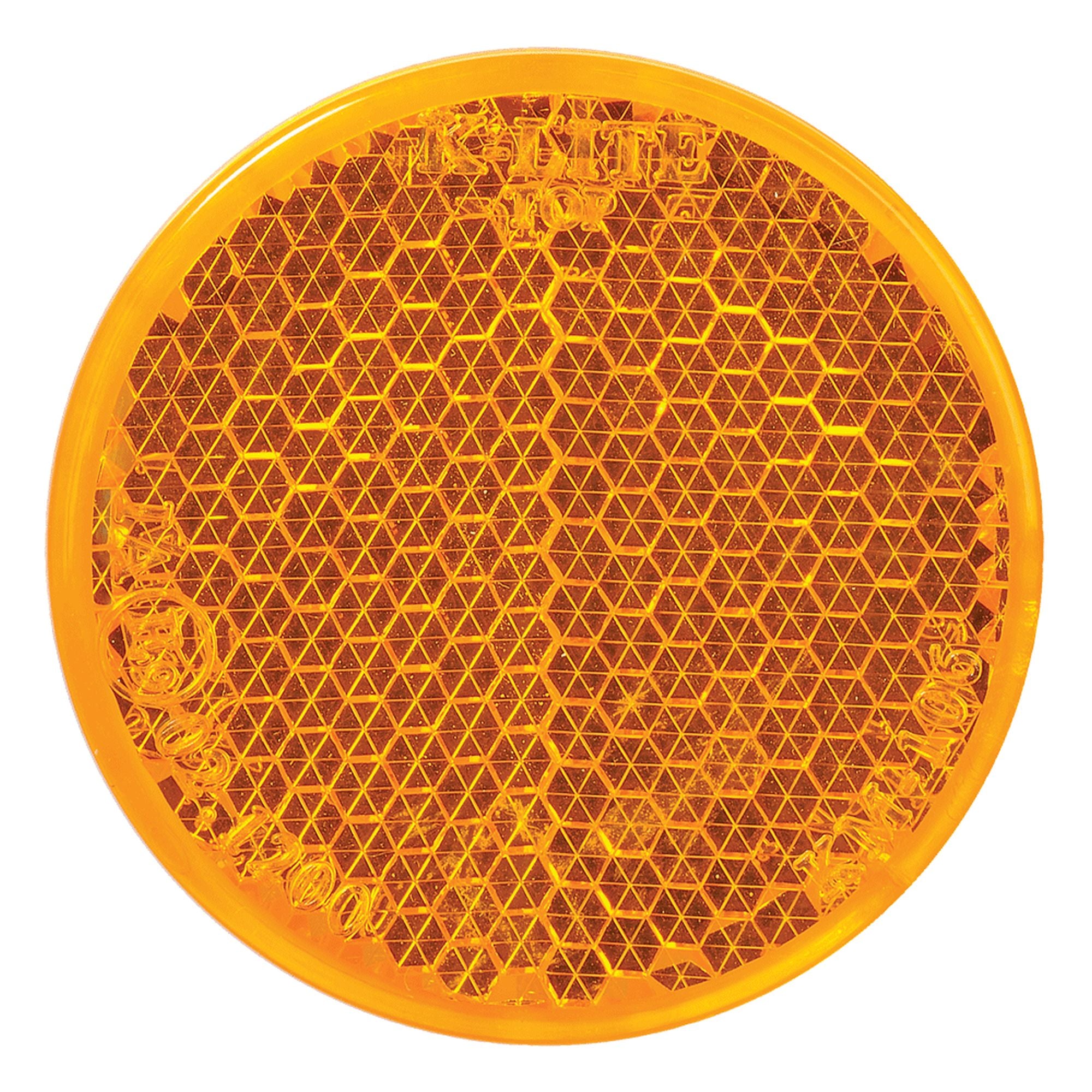 Narva Reflect Amber 42mm Adhesive Pk2