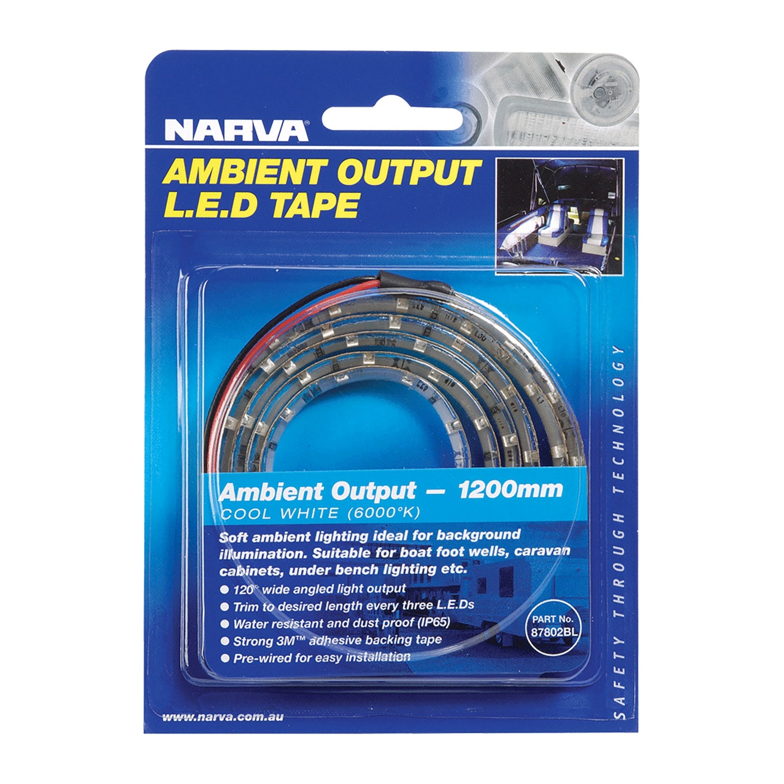 Narva Led Tape 12V Ambient Cool 30Cm Pk10