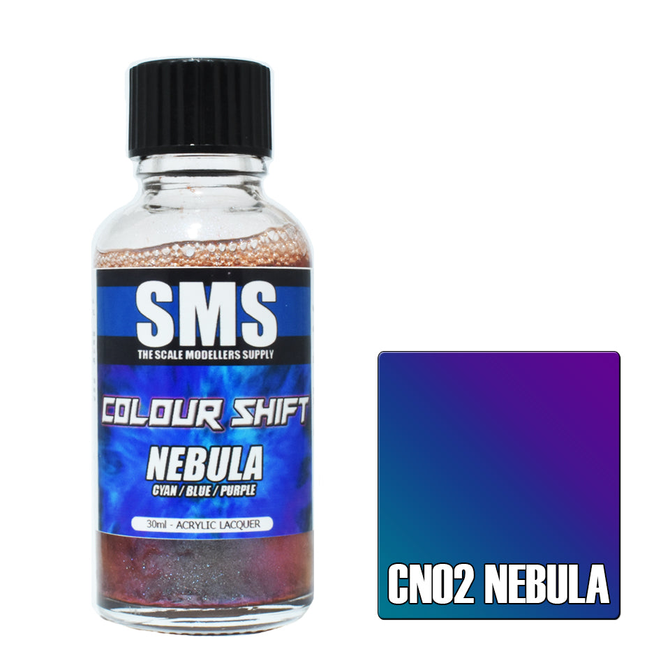 SMS Airbrush Paint 30Ml Colour Shift Nebula Acrylic Lacquer Scale Modellers Supply