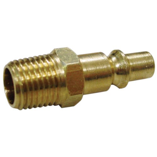 AmPro Male Connector Steel 1/4 in BSP Aro Type 2pc Carded