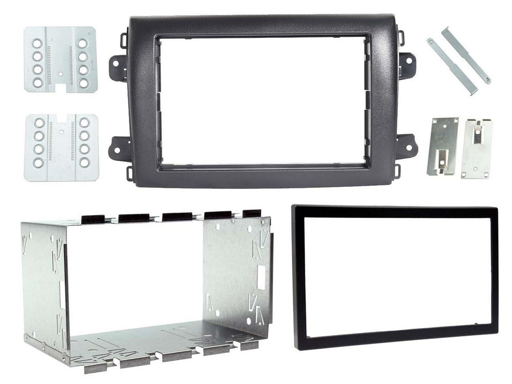 Fittitng Kit Fiat Ducato 2021+ Double Din With Cage Black