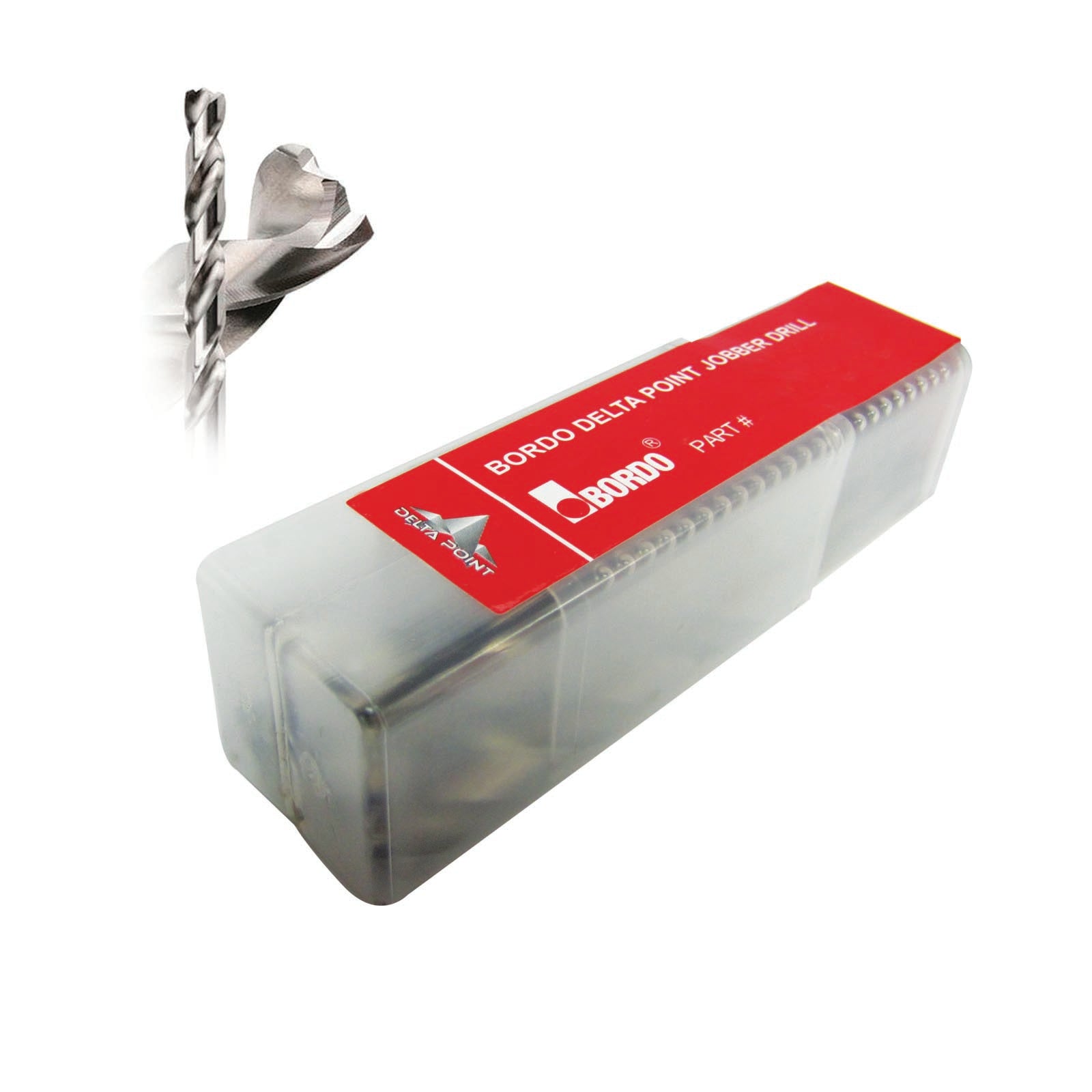 BORDO DELTA POINT JOBBER DRILL 10mm PACK OF 5 TUBE