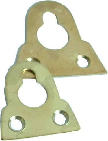 Hipkiss Glass Plates - Keyhole Type #358 38mm