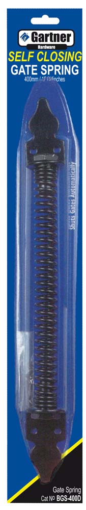 Gate Spring 400mm Black Dp1