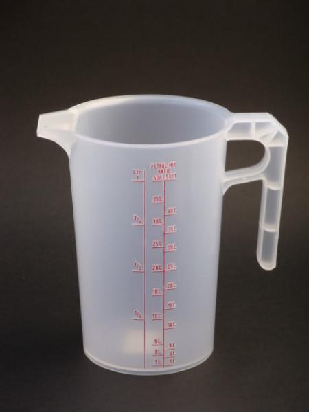 Peak Plastic Measuring Jug - Oil Ratio Mix 1L