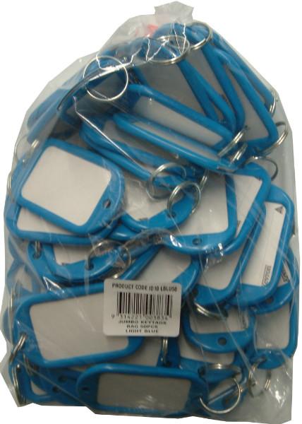 Kevron Key Tag Jumbo 50-pce Bag Light Blue
