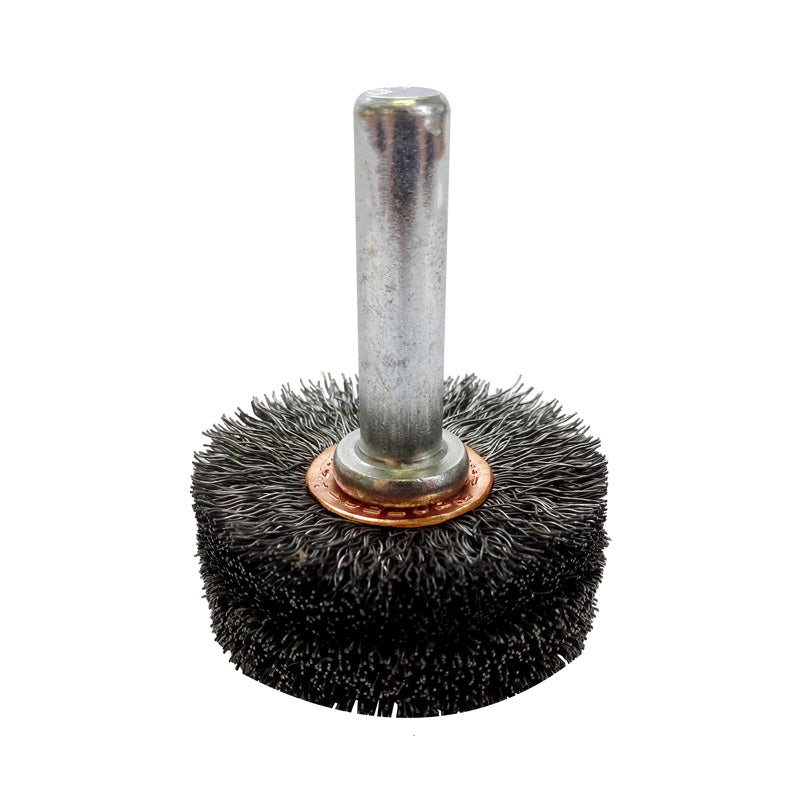 Josco Brush Wheel Cr Hs 35X12 6.3 Spindle 0.13