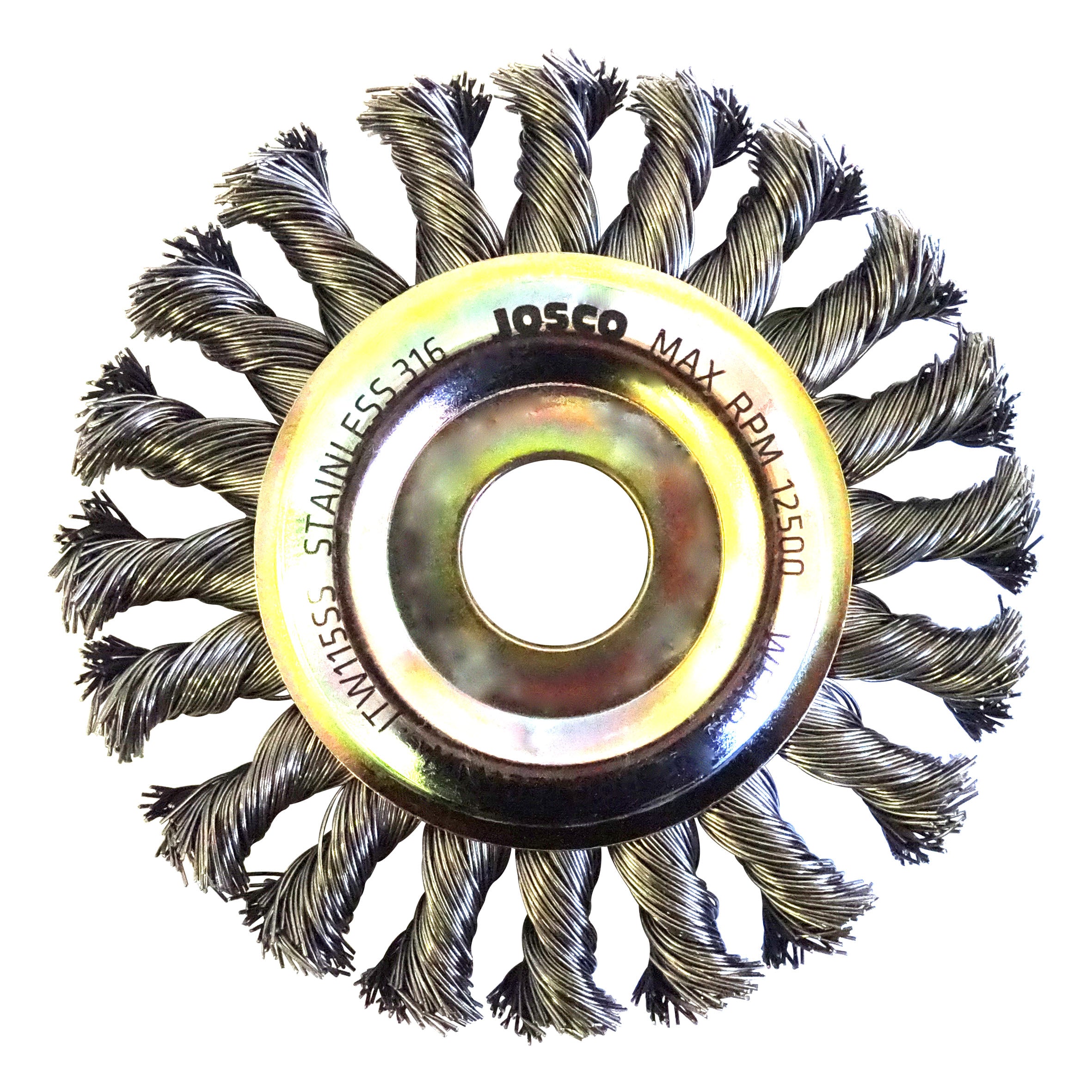 Josco Brush Wheel Tk20 115X1Rx22 0.50mm Stainless 316