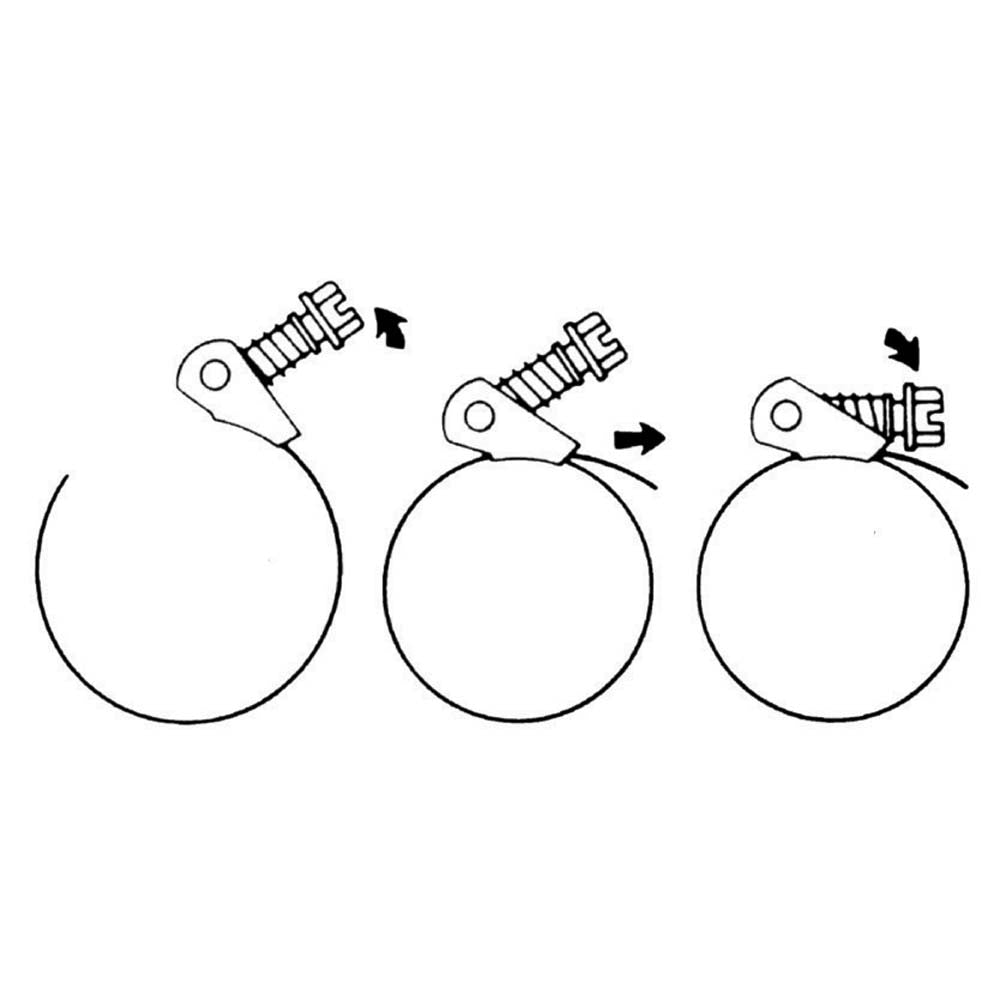 Norma Quick Release Hose Clamp With Slotted Band 60-215mm Packs of 10