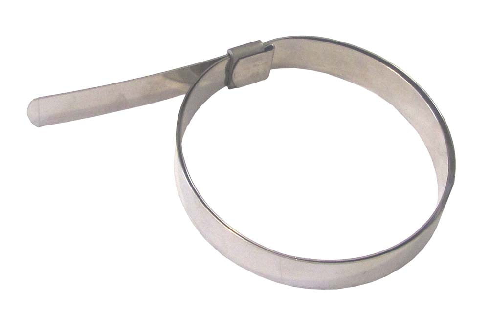 Bandimex Pre-Form Clamp 6.4mm X 0.50mm X 38mm Id 1.1/2in Stainless Steel Order in 10s ONLY