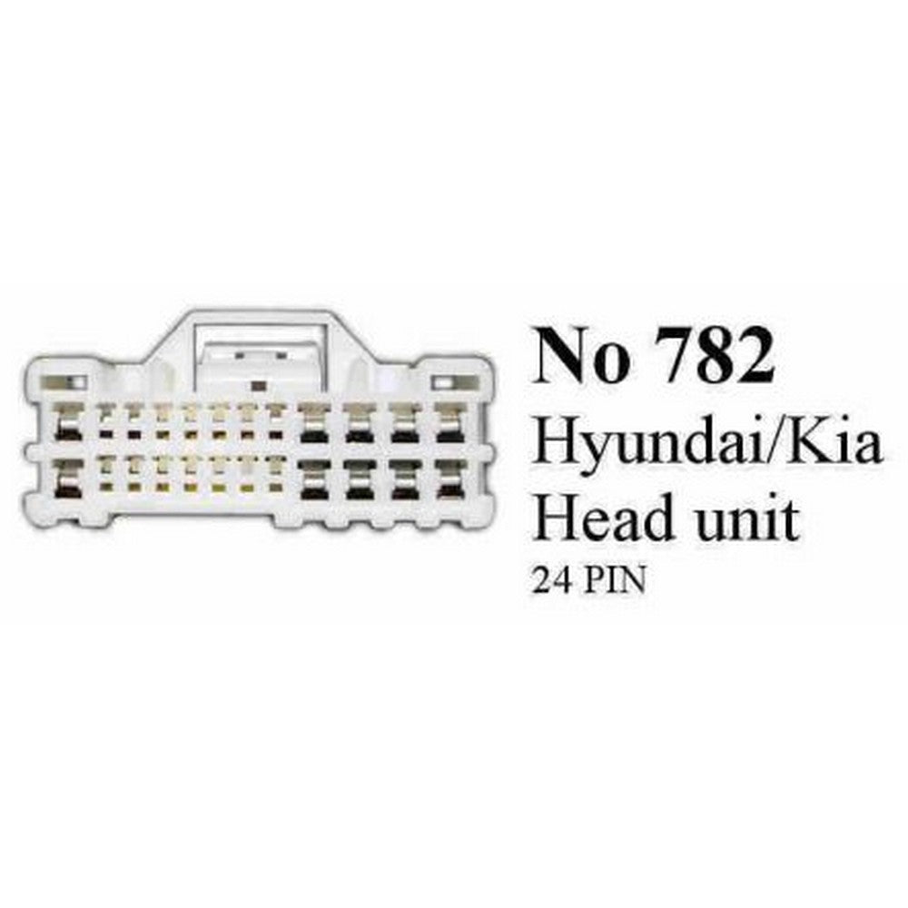 Hyundai /Kea 24 Pin Head Unit Hook Up