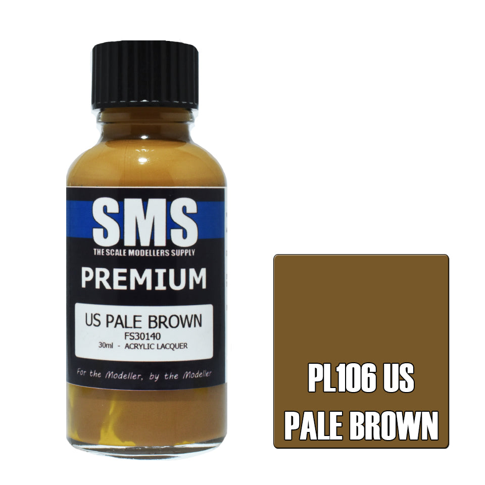 SMS Airbrush Paint 30Ml Premium Us Pale Brown 30Ml