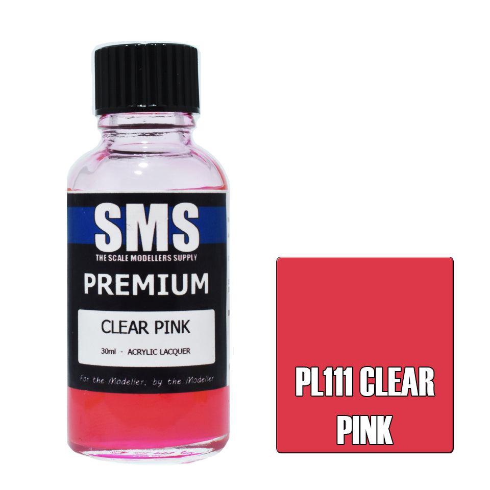 SMS Airbrush Paint 30Ml Premium Clear Pink