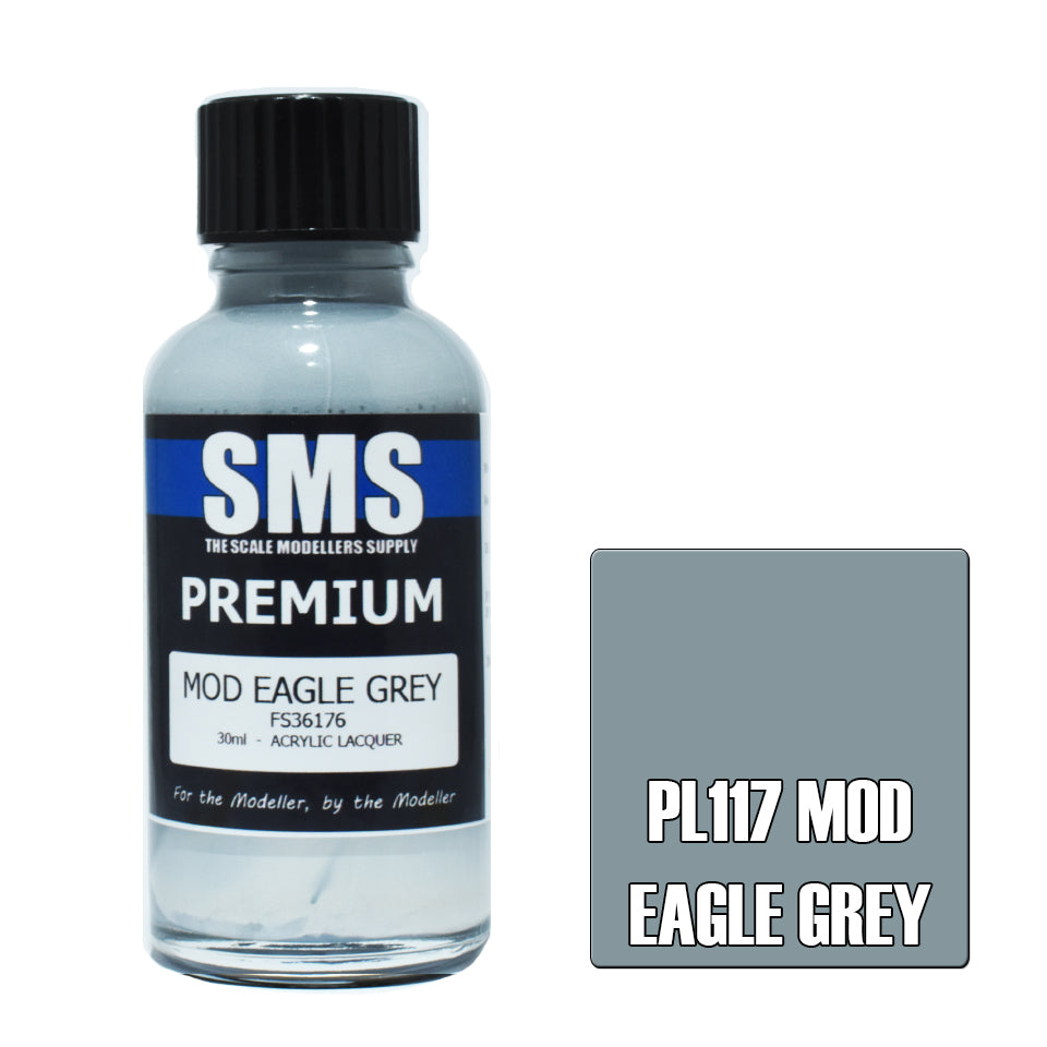 SMS Airbrush Paint 30Ml Premium Mod Eagle Grey