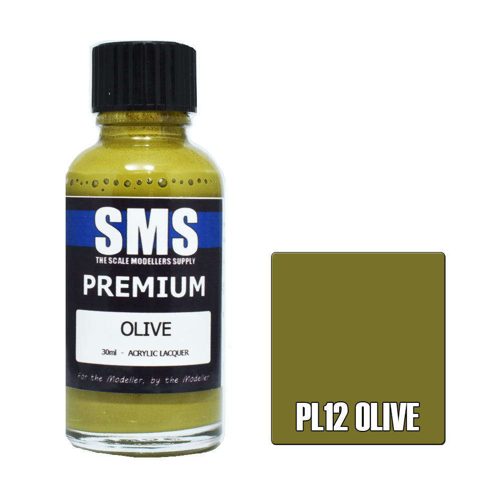 SMS Airbrush Paint 30Ml Premium Olive