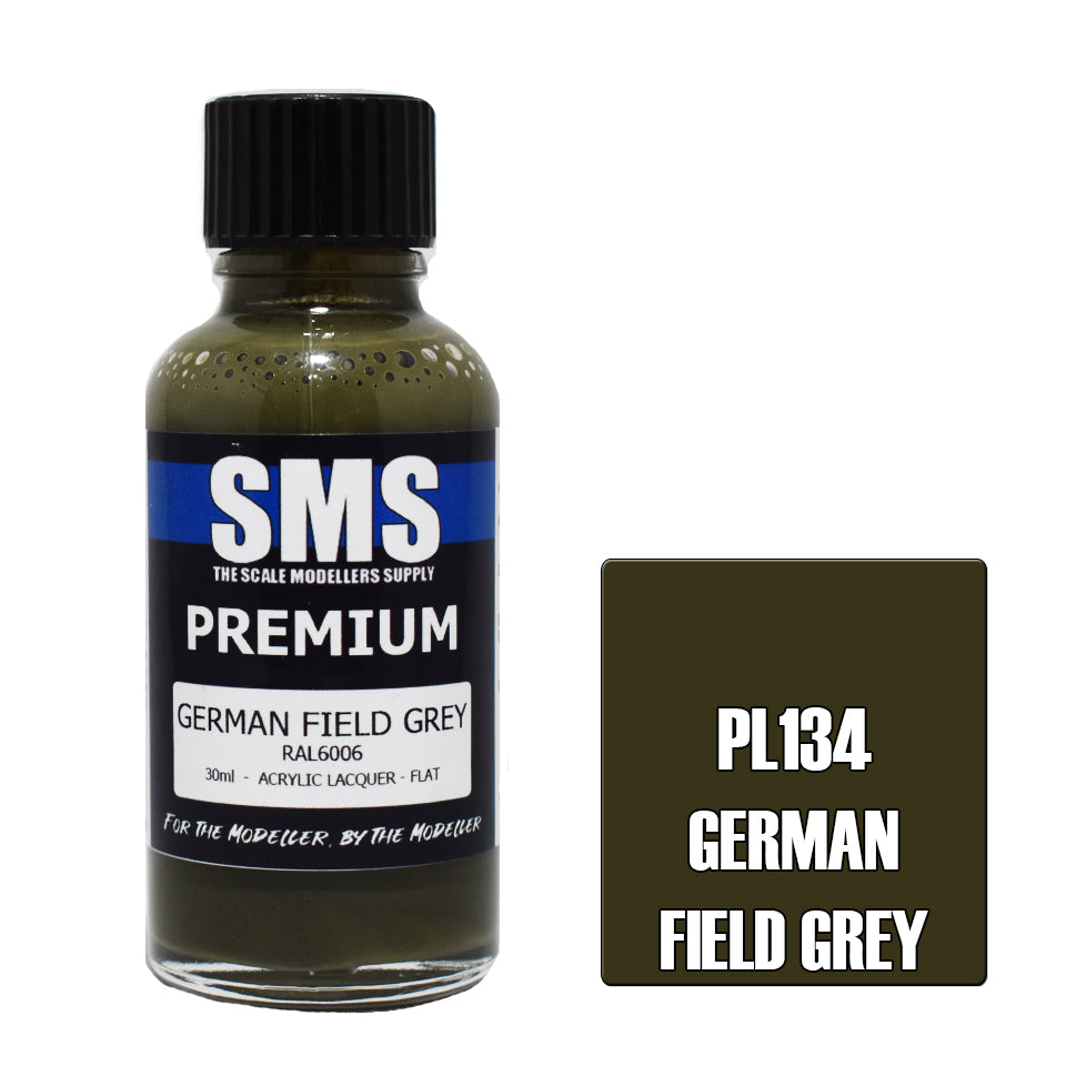 SMS Airbrush Paint 30Ml Premium German Field Grey