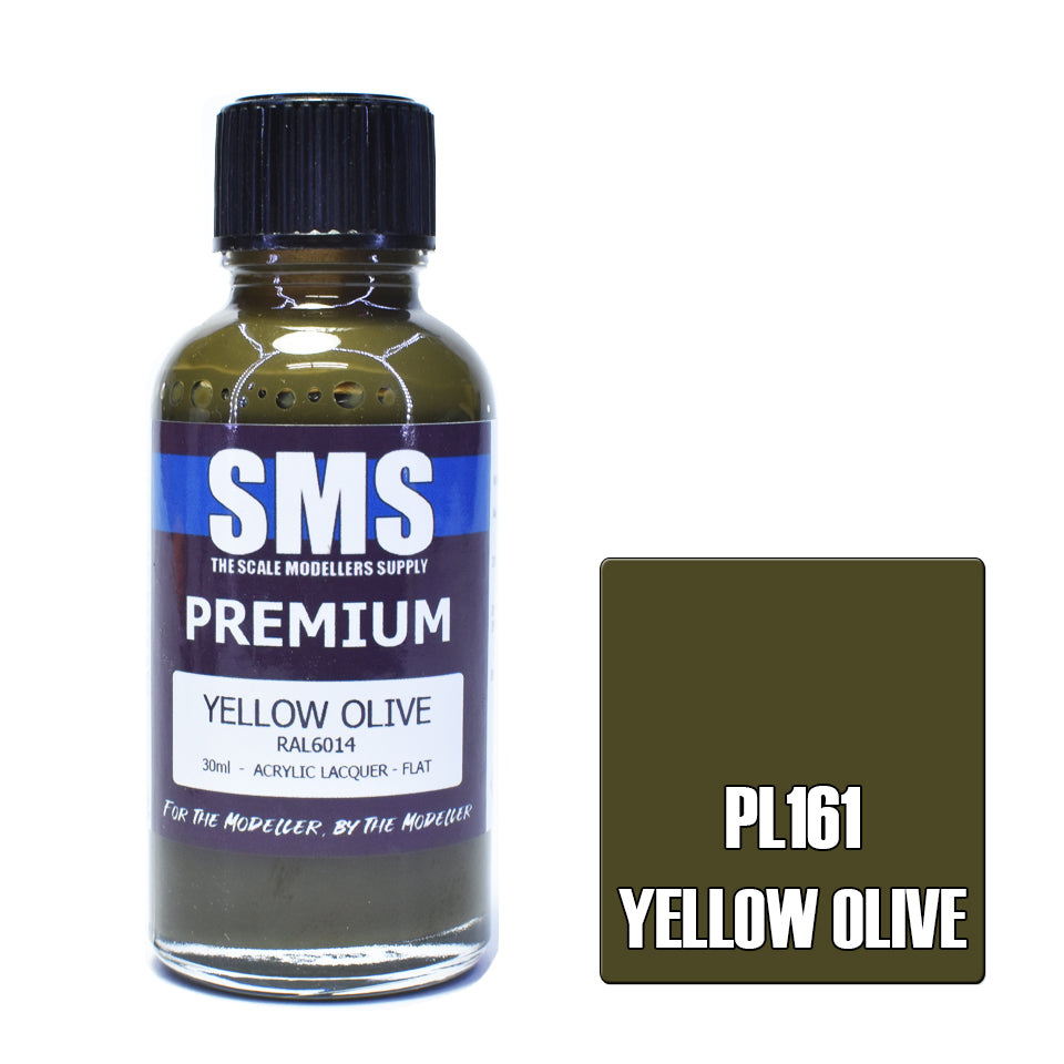 SMS Airbrush Paint 30Ml Premium Yellow Olive