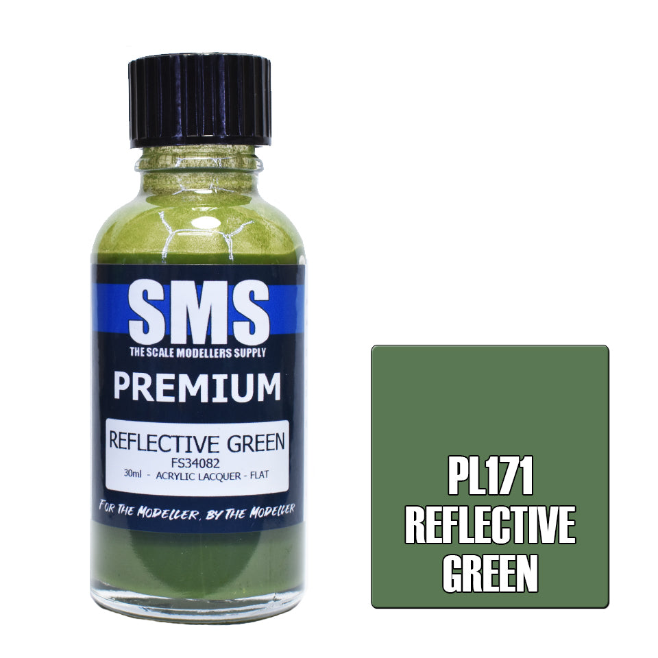 SMS Airbrush Paint 30Ml Premium Reflective Green