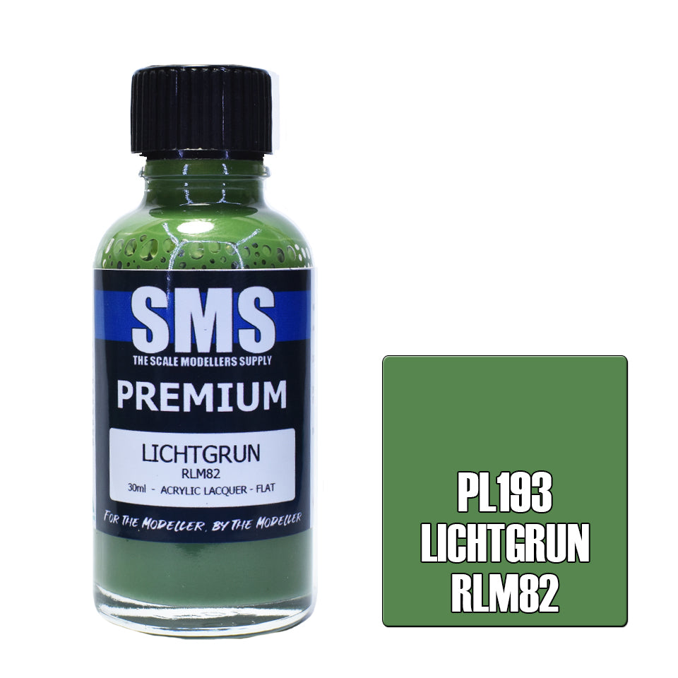 SMS Airbrush Paint 30Ml Premium Lichtgrun Rlm82
