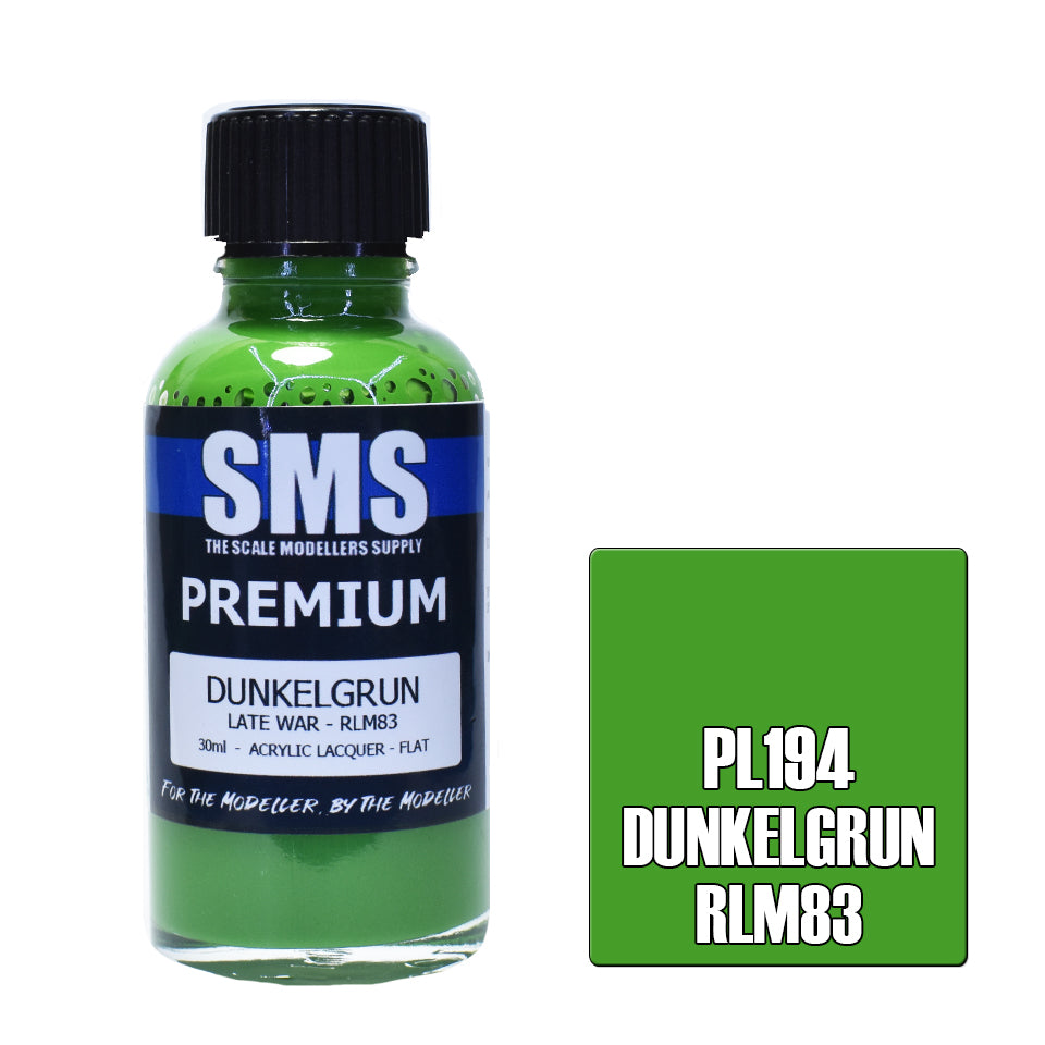 SMS Airbrush Paint 30Ml Premium Dunkelgrun Rlm83
