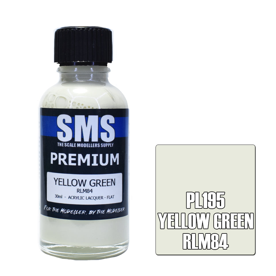 SMS Airbrush Paint 30Ml Premium Yellow Green Rlm84