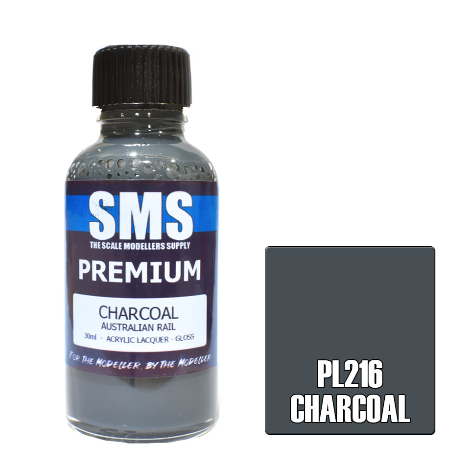 SMS Airbrush Paint 30Ml Premium Charcoal