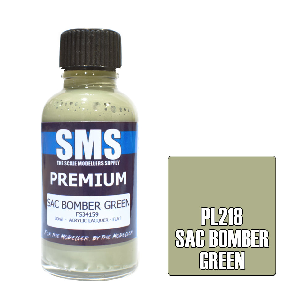 SMS Airbrush Paint 30Ml Premium Sac Bomber Green