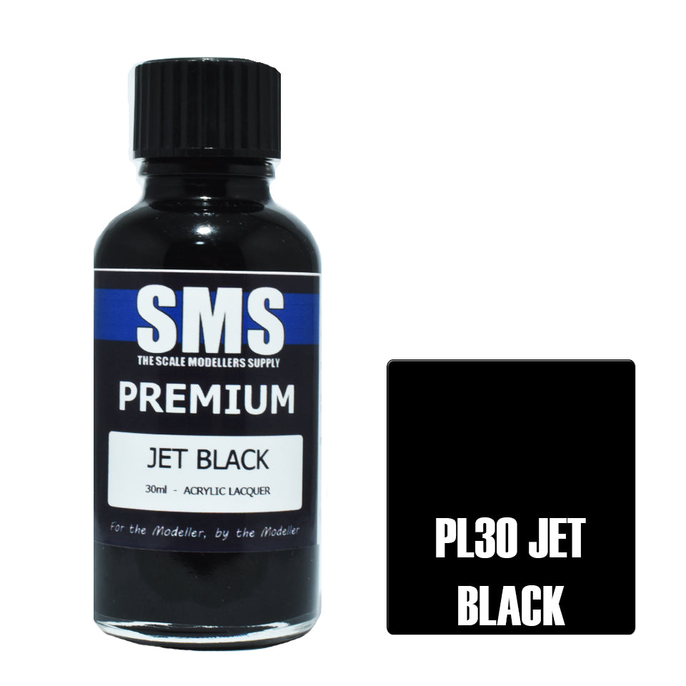 SMS Airbrush Paint 30Ml Premium Jet Black