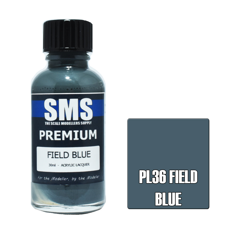 SMS Airbrush Paint 30Ml Premium Field Blue