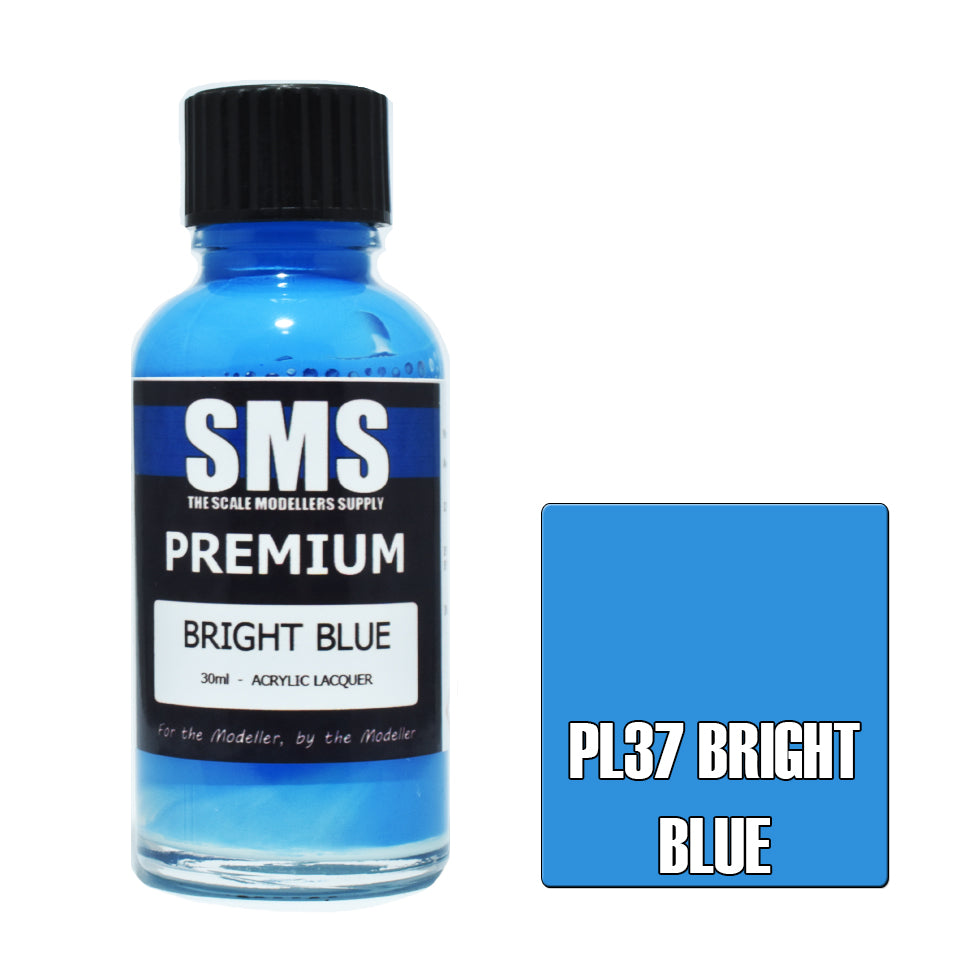 SMS Airbrush Paint 30Ml Premium Bright Blue
