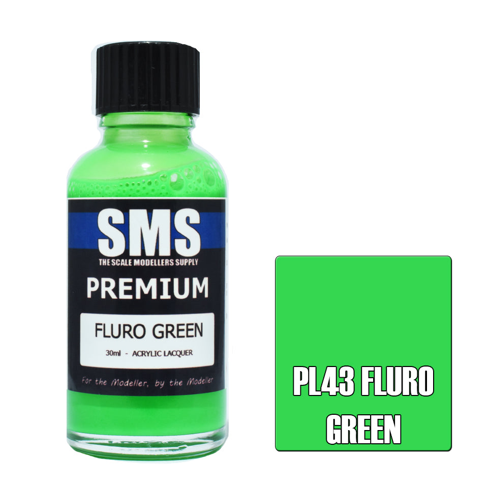 SMS Airbrush Paint 30Ml Premium Fluro Green