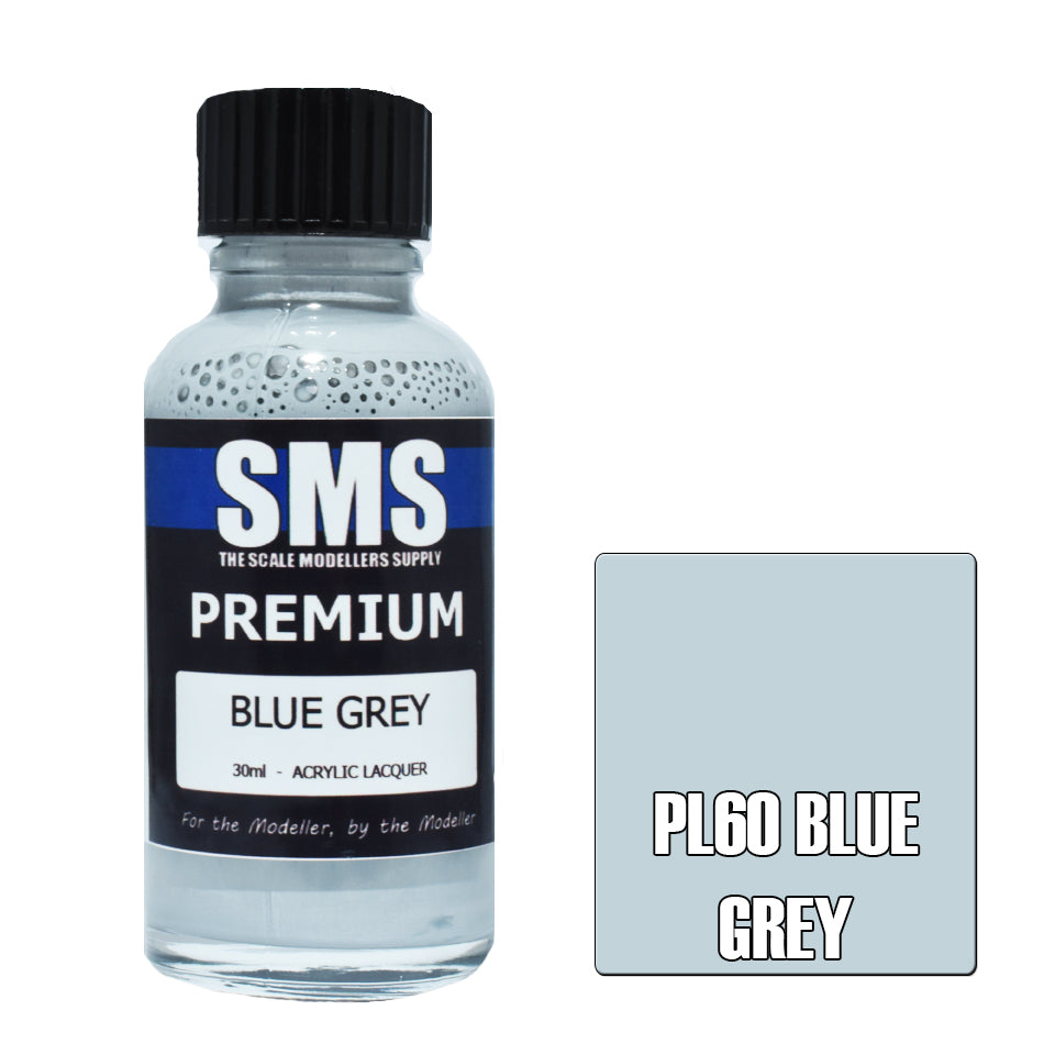 SMS Airbrush Paint 30Ml Premium Blue Grey