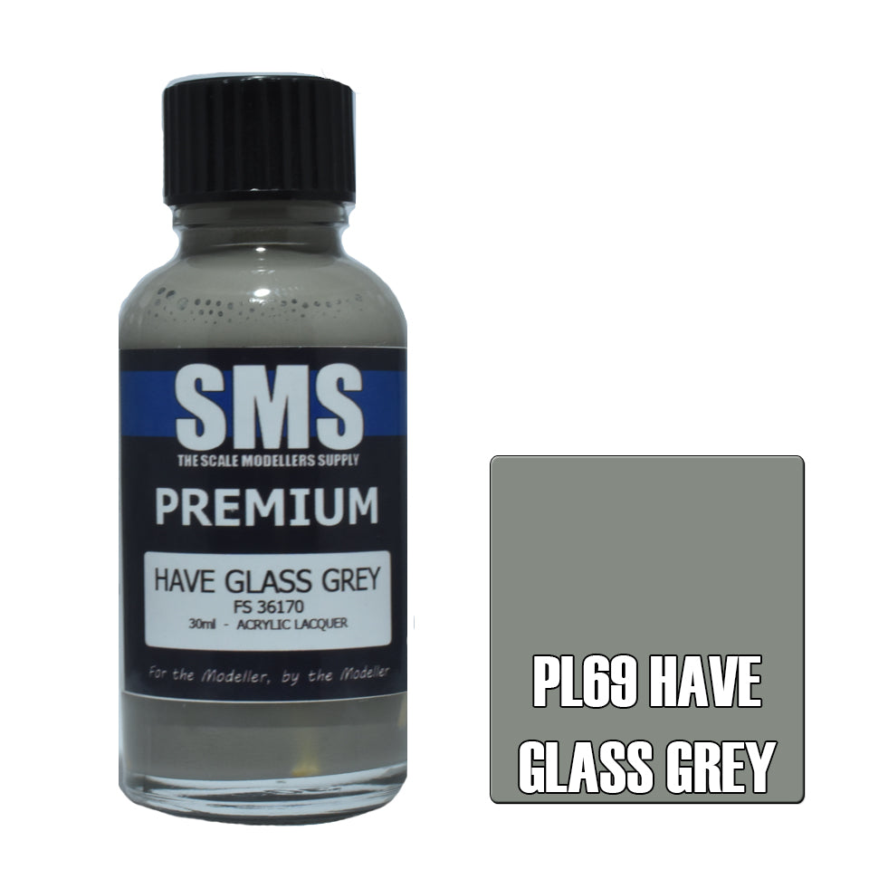 SMS Airbrush Paint 30Ml Premium Have Glass Grey