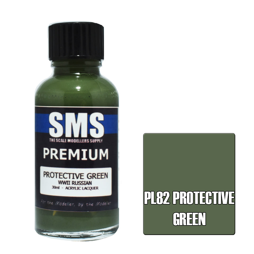SMS Airbrush Paint 30Ml Premium Protective Green