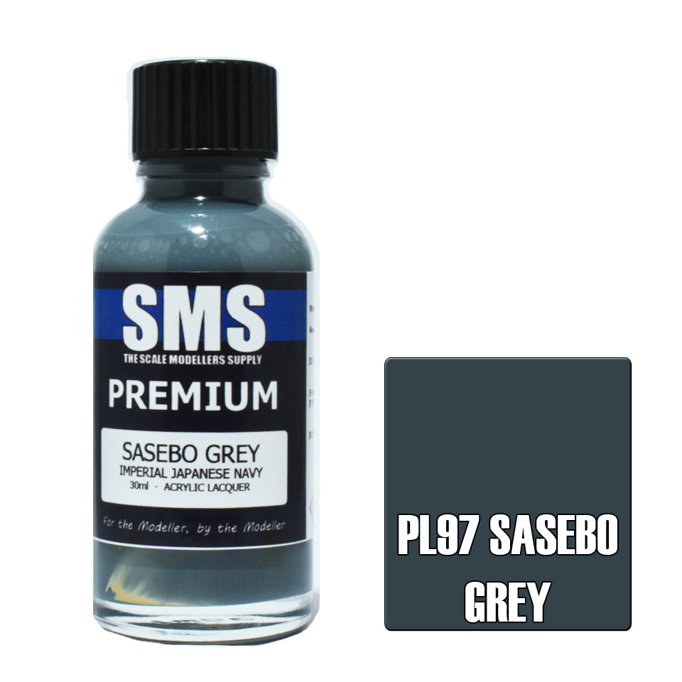 SMS Airbrush Paint 30Ml Premium Sasebo Grey Ijn
