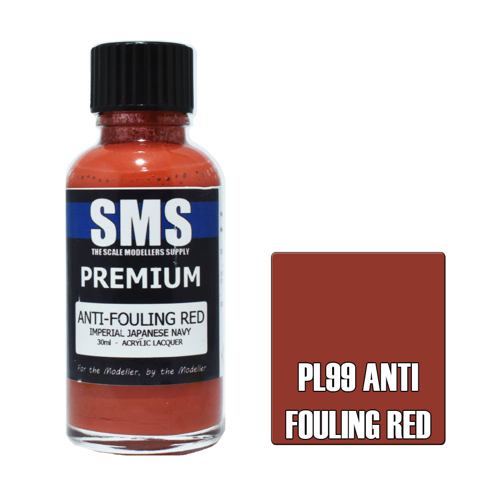 SMS Airbrush Paint 30Ml Premium Anti Fouling Red