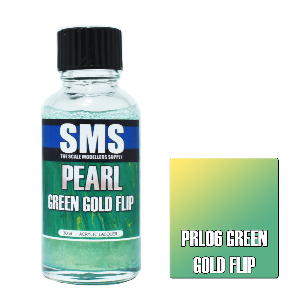SMS Airbrush Paint 30Ml Pearl Green Gold Flip